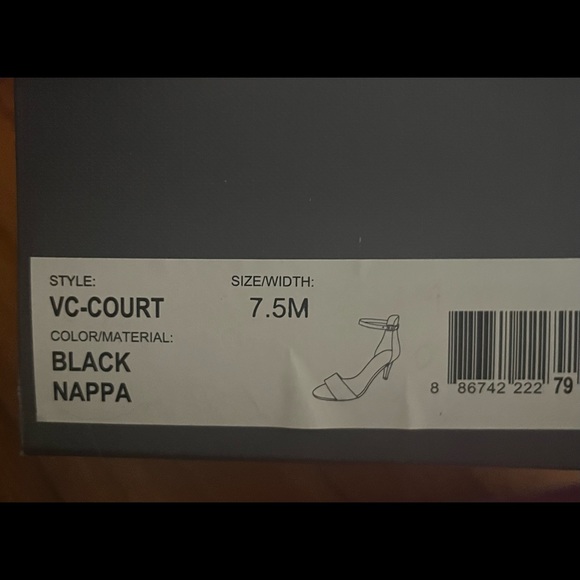 Vince Camuto Black shoes 7.5 - Picture 3 of 8
